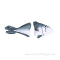 Eco-friendly Wholesale Plush Emulational Fish Catnip Cat Toy
